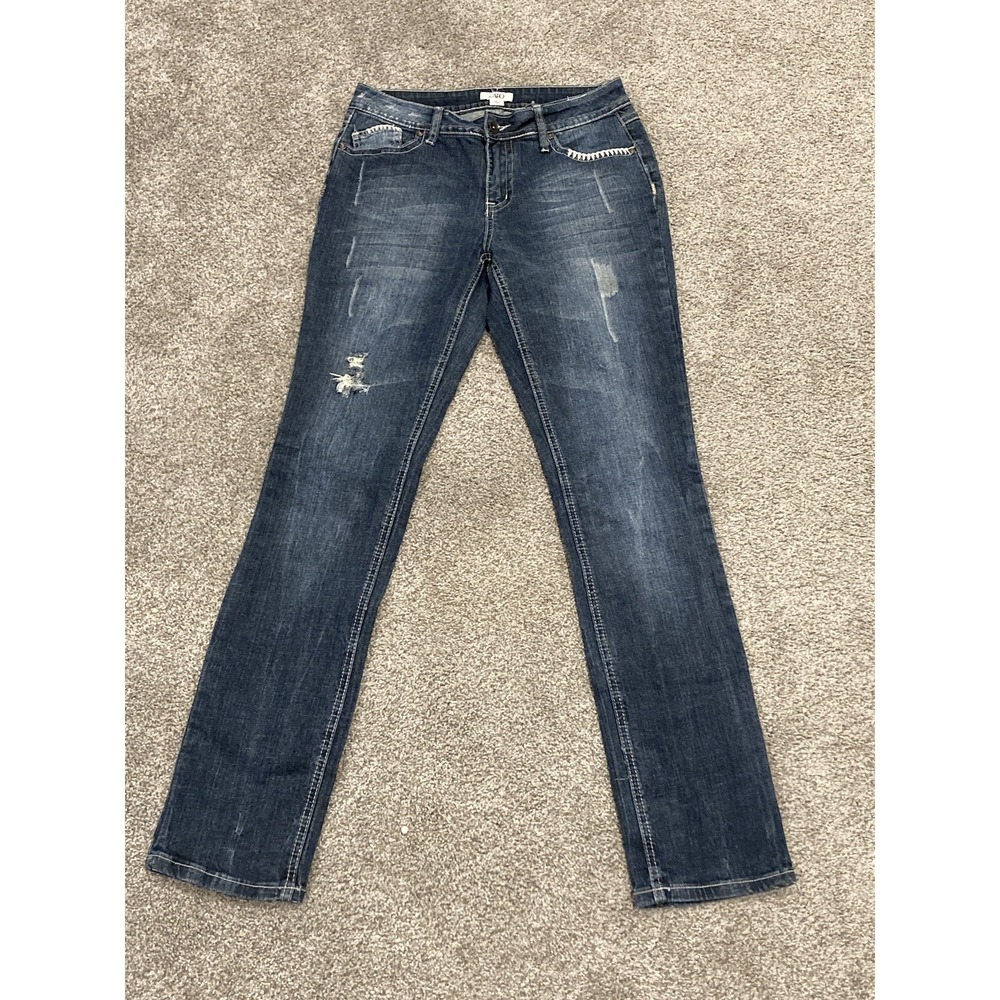 Cato‎ Est 1946 Size 6 Stretch Dark Wash Straight Leg Jeans